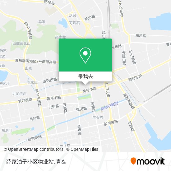薛家泊子小区物业站地图