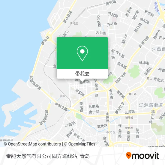 泰能天然气有限公司四方巡线站地图