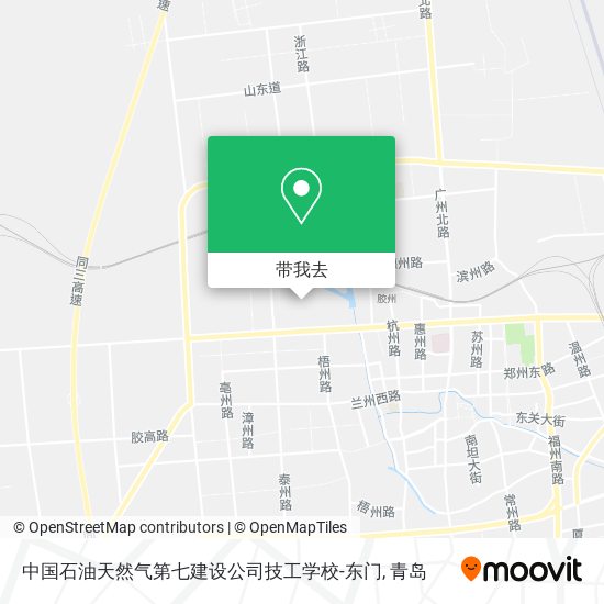 中国石油天然气第七建设公司技工学校-东门地图