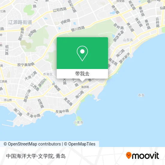 中国海洋大学-文学院地图