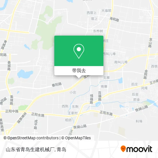 山东省青岛生建机械厂地图