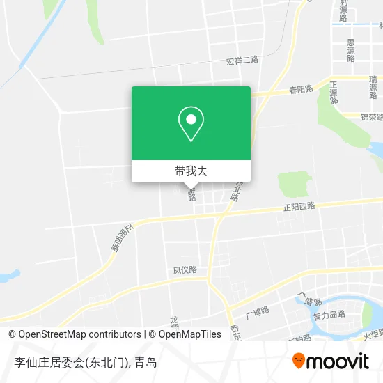 李仙庄居委会(东北门)地图