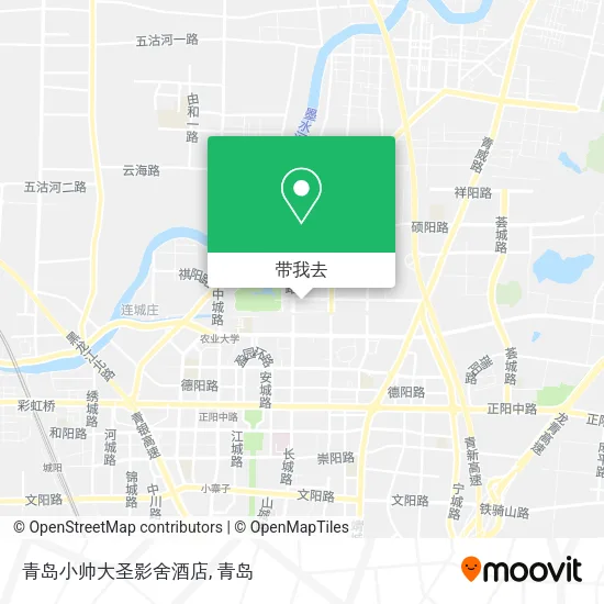 青岛小帅大圣影舍酒店地图