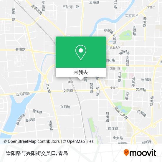崇阳路与兴阳街交叉口地图