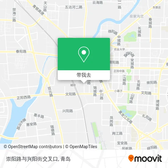 崇阳路与兴阳街交叉口地图