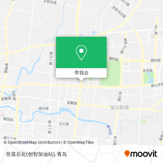 世晨石化(创智加油站)地图