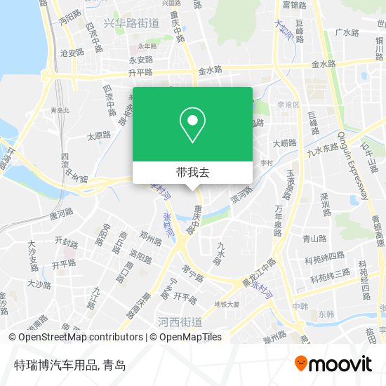 特瑞博汽车用品地图