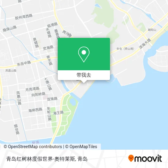 青岛红树林度假世界-奥特莱斯地图