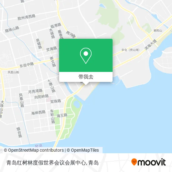 青岛红树林度假世界会议会展中心地图