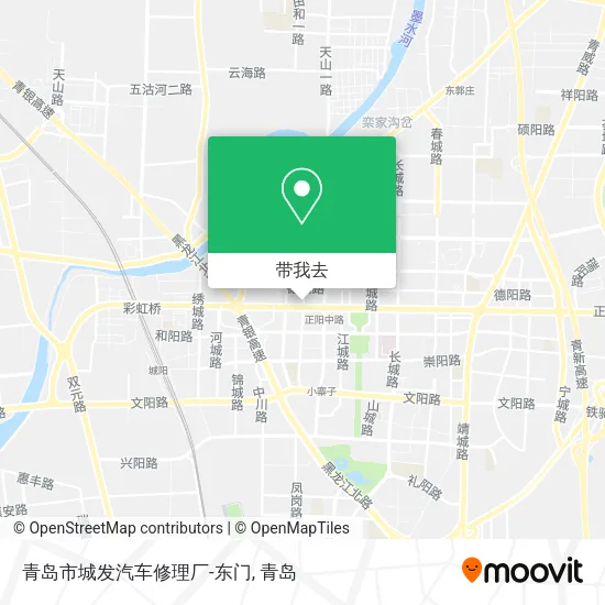 青岛市城发汽车修理厂-东门地图
