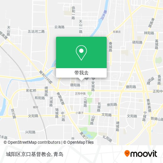 城阳区京口基督教会地图