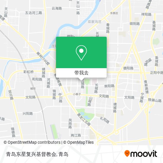 青岛东星复兴基督教会地图