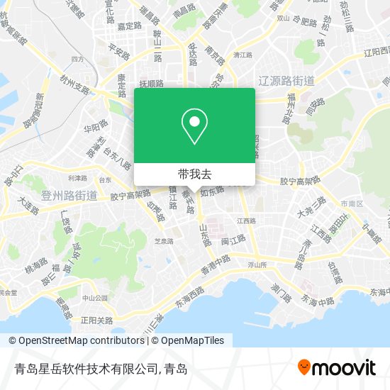 青岛星岳软件技术有限公司地图