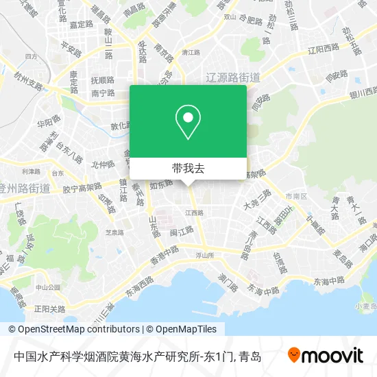 中国水产科学烟酒院黄海水产研究所-东1门地图