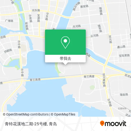 青特花溪地二期-25号楼地图