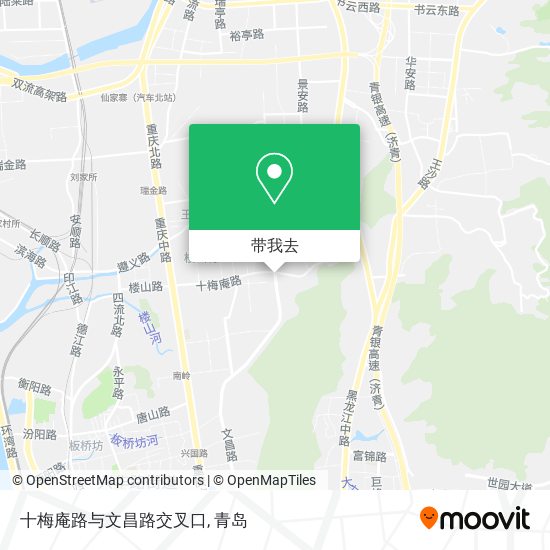 十梅庵路与文昌路交叉口地图