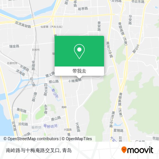 南岭路与十梅庵路交叉口地图