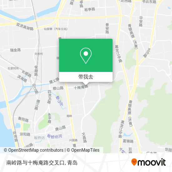 南岭路与十梅庵路交叉口地图