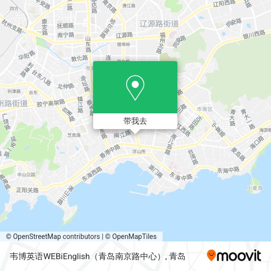 韦博英语WEBiEnglish（青岛南京路中心）地图