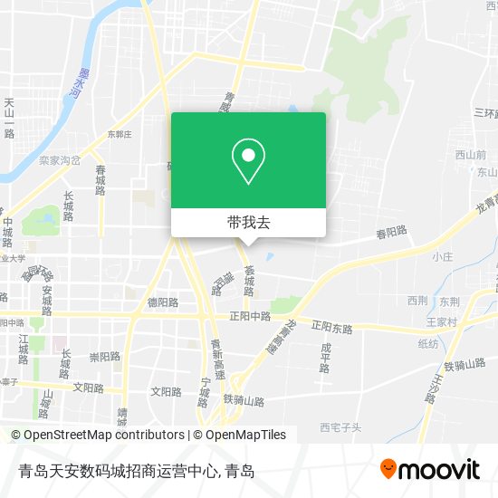 青岛天安数码城招商运营中心地图
