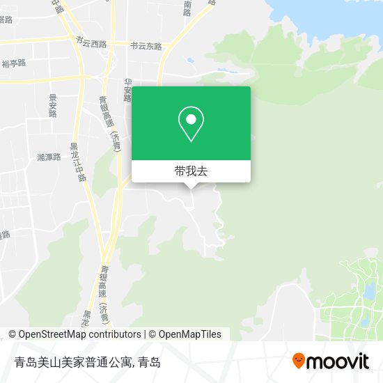 青岛美山美家普通公寓地图