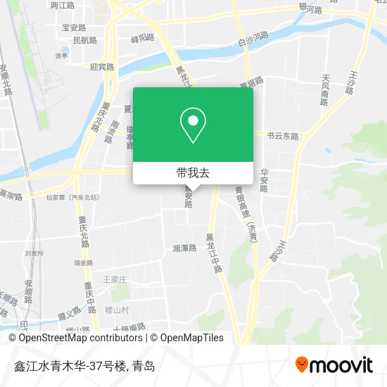 鑫江水青木华-37号楼地图