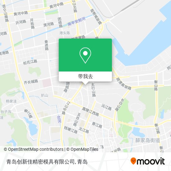青岛创新佳精密模具有限公司地图