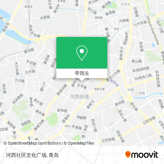 河西社区文化广场地图