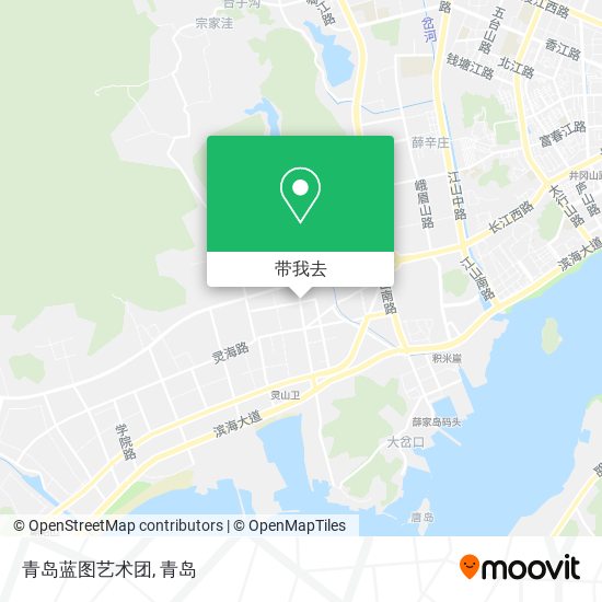 青岛蓝图艺术团地图