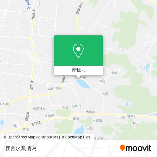 团彪水库地图