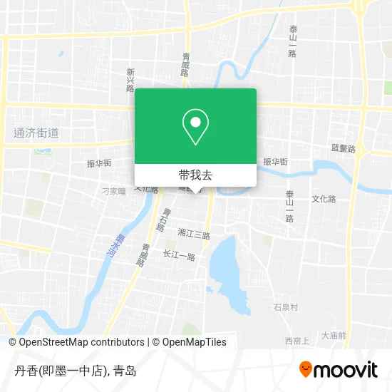 丹香(即墨一中店)地图
