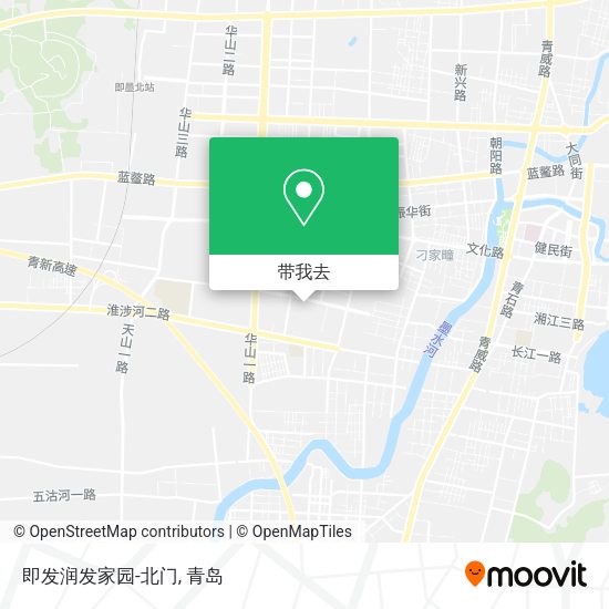 即发润发家园-北门地图