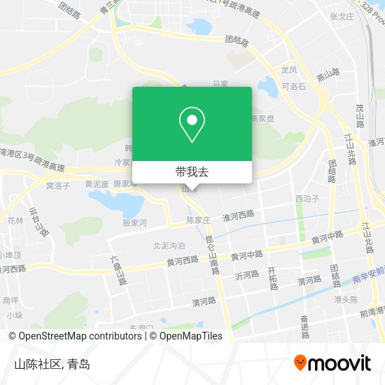 山陈社区地图
