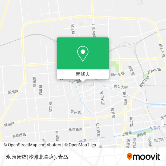 永康床垫(沙滩北路店)地图