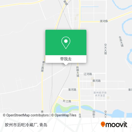 胶州市后旺冷藏厂地图