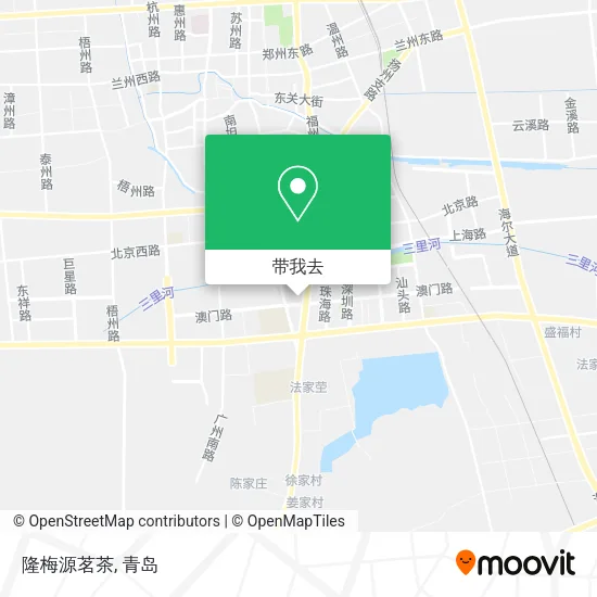 隆梅源茗茶地图