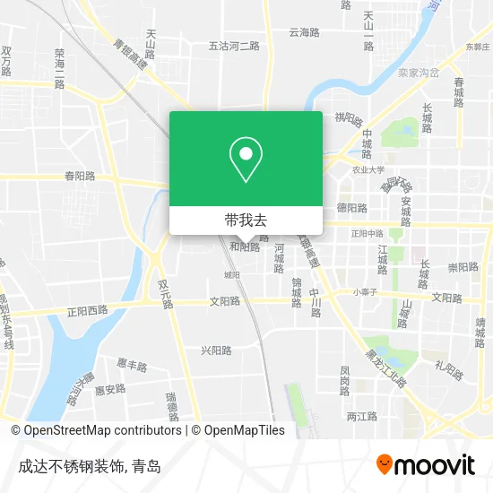 成达不锈钢装饰地图