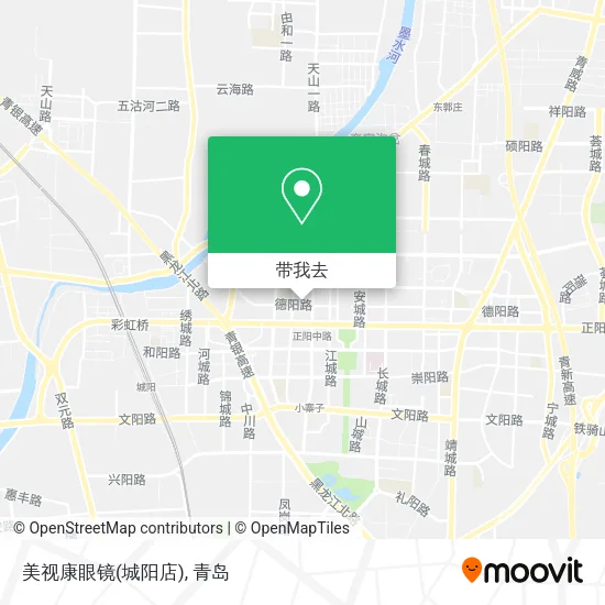 美视康眼镜(城阳店)地图