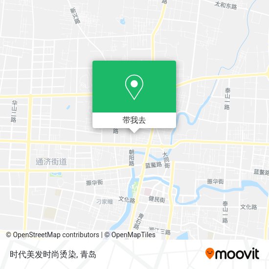 时代美发时尚烫染地图