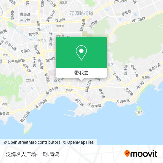 泛海名人广场-一期地图