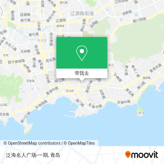 泛海名人广场-一期地图