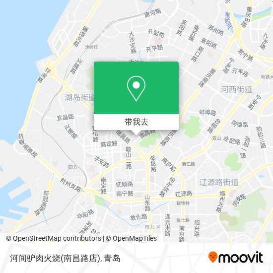 河间驴肉火烧(南昌路店)地图