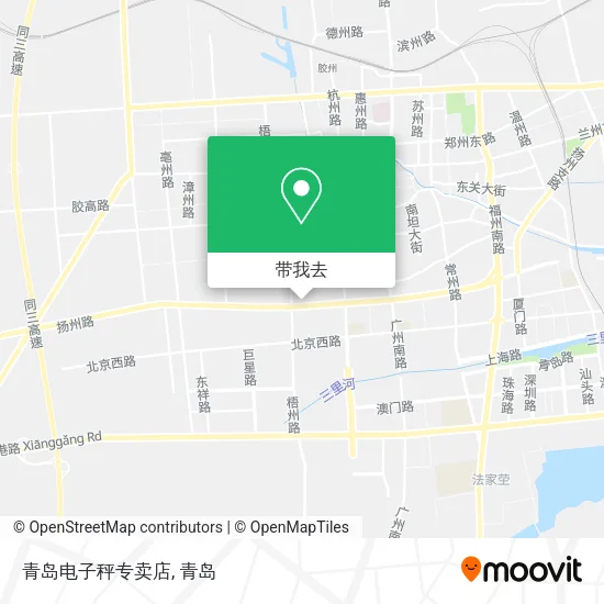 青岛电子秤专卖店地图