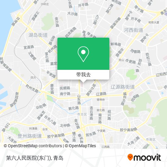 第六人民医院(东门)地图