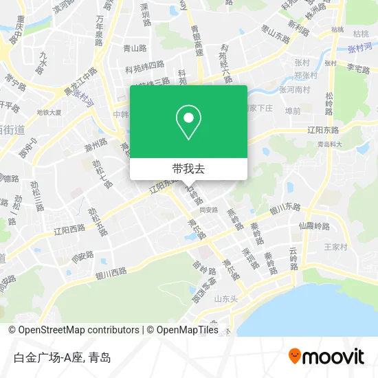 白金广场-A座地图