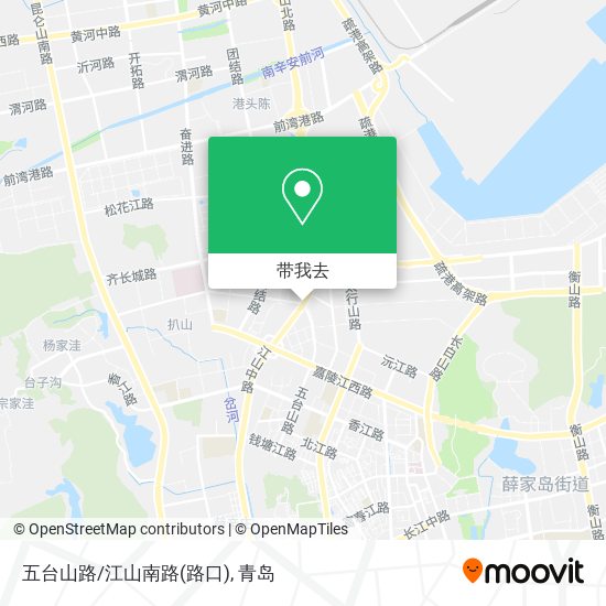 五台山路/江山南路(路口)地图