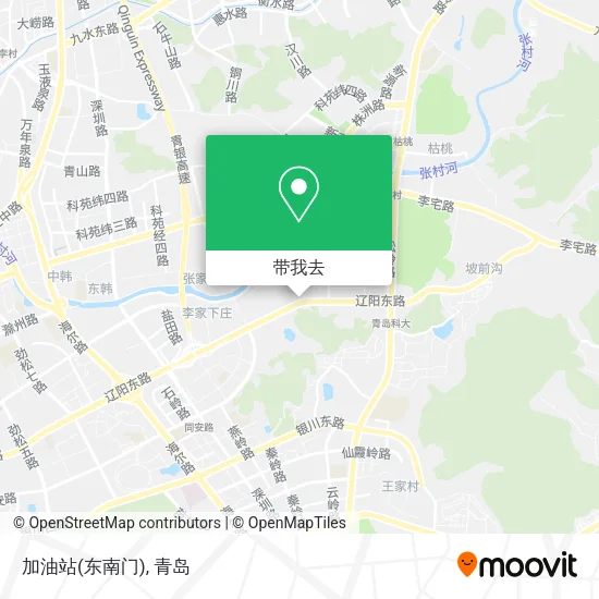 加油站(东南门)地图