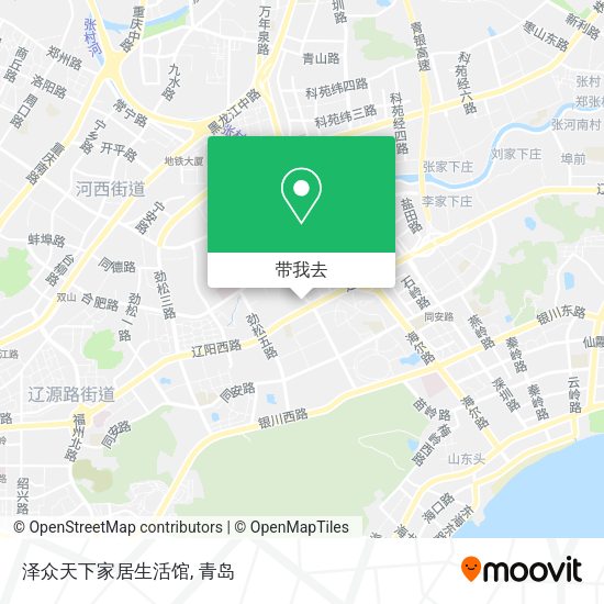 泽众天下家居生活馆地图