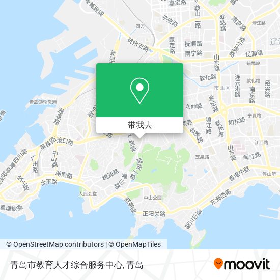 青岛市教育人才综合服务中心地图