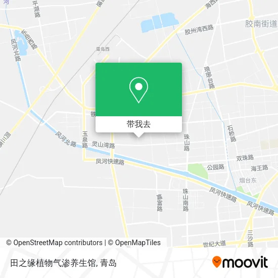 田之缘植物气渗养生馆地图